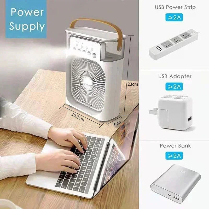 Mini-Climatiseur Portable 3-en-1